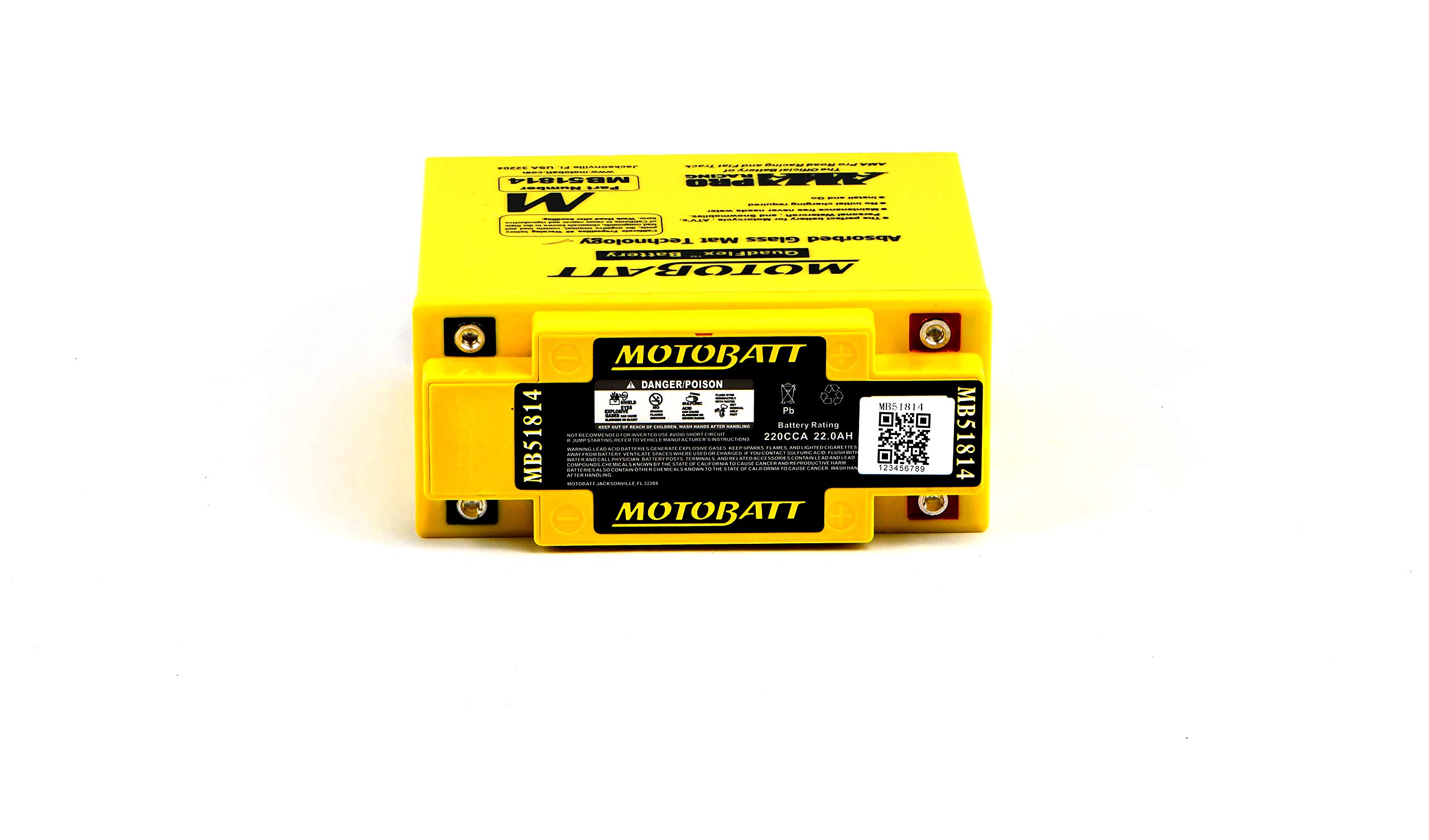 Bateria Motobatt Mb51814 12v 20ah Cca235a Ce U