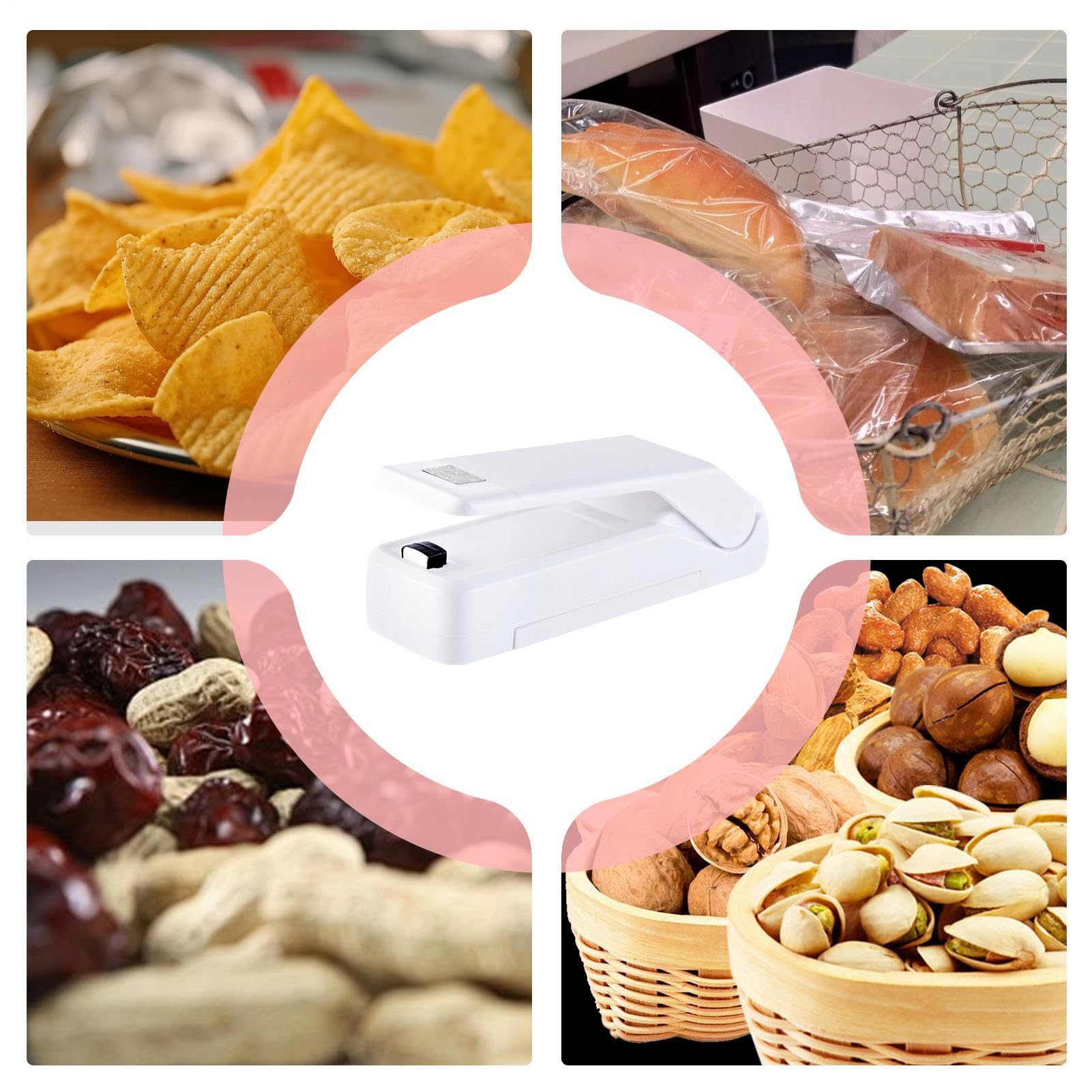 Sigillatrice Mini per Sacchetti di Snack Strumento per Sigillare Sacchetti