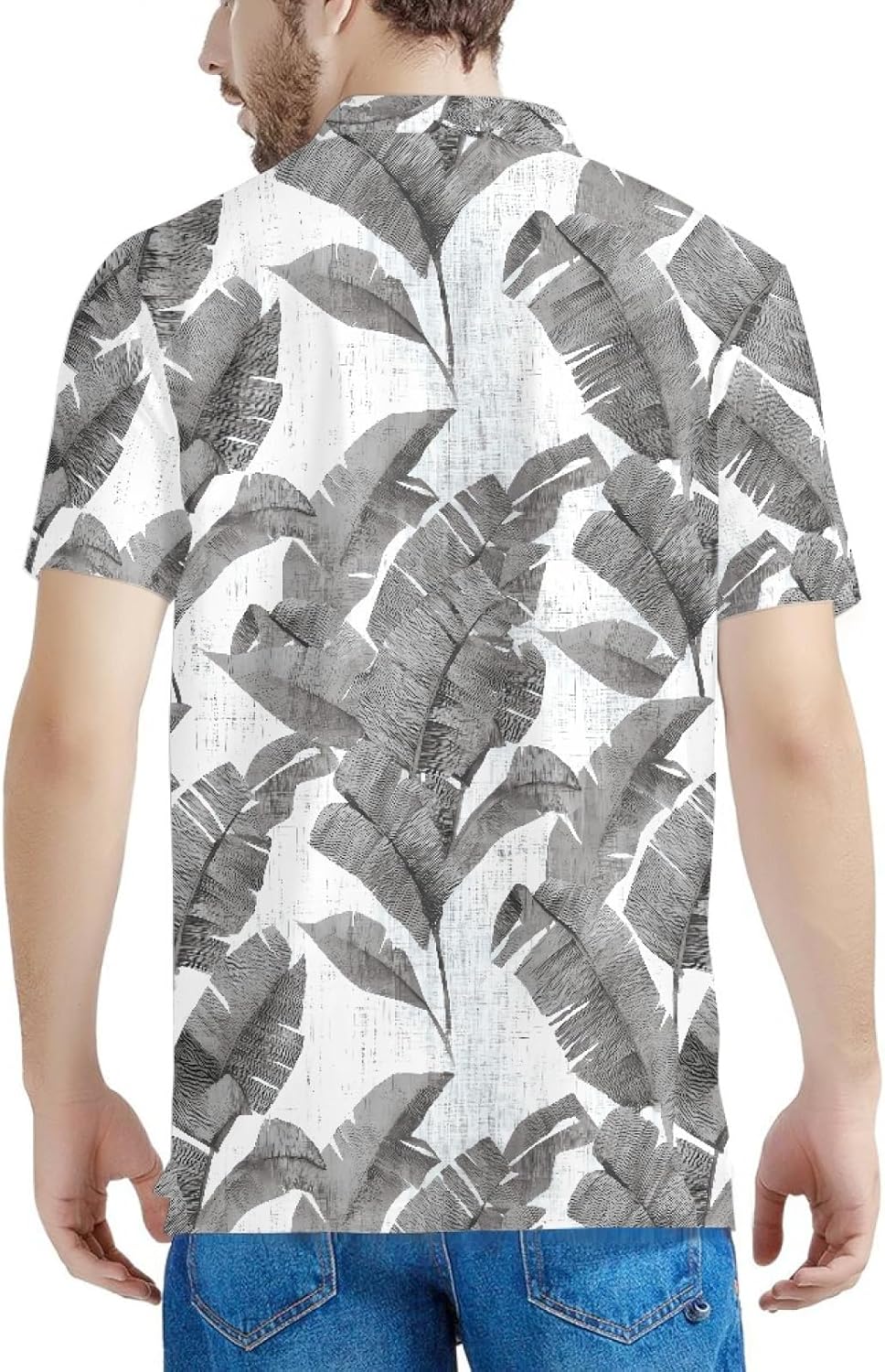 Amzbeauty Men's Polo Shirt Short Sleeve Business Casual Shirt