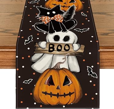 Artoid Mode 210 GSM Halloween Table Runner Home Party Decor 13x72 Inch