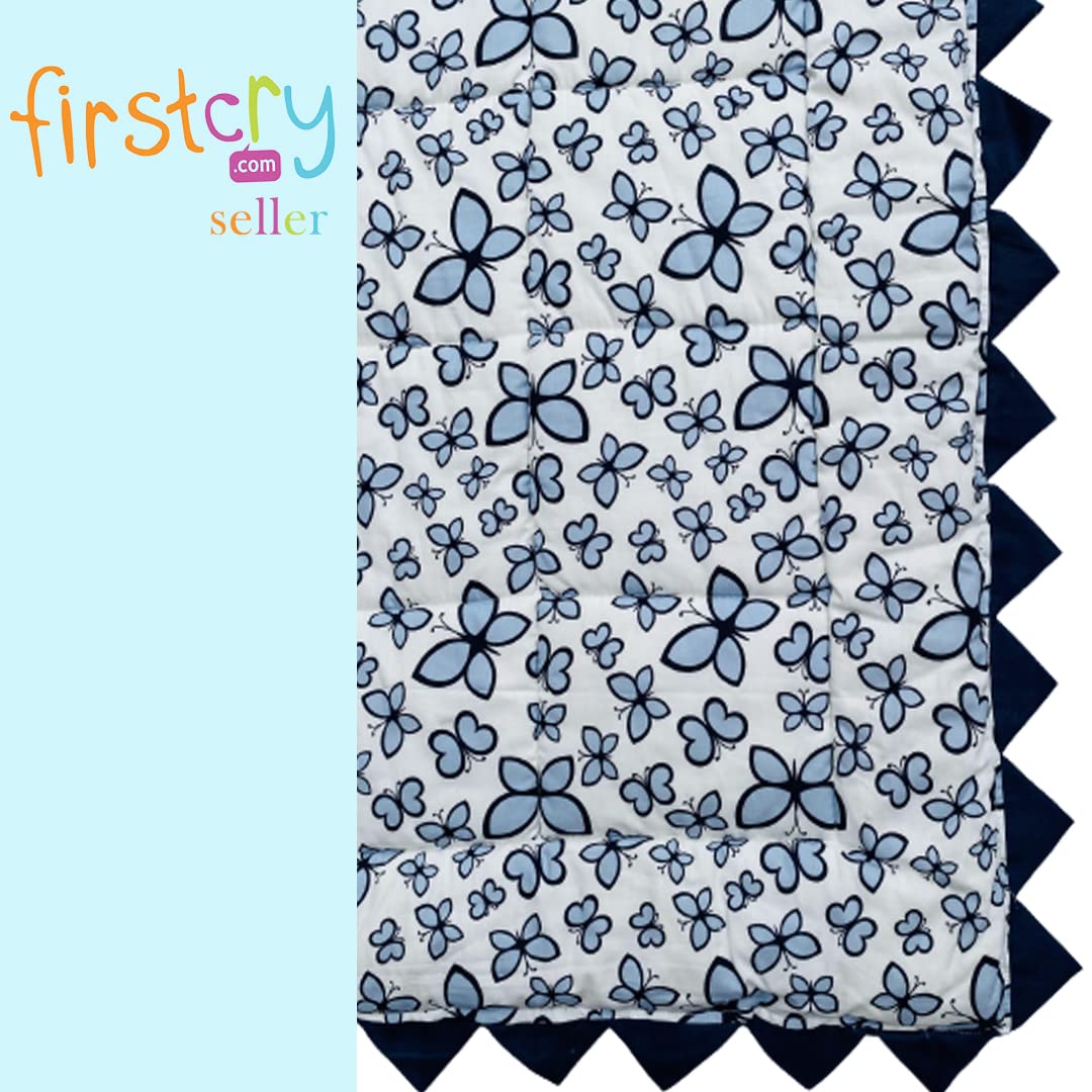 RURIBOSY| Bedding Mattress for Baby, Made with Pure Cotton, Age(0-1.5yr), King Size, Plush, White - Image 3 thumbnail