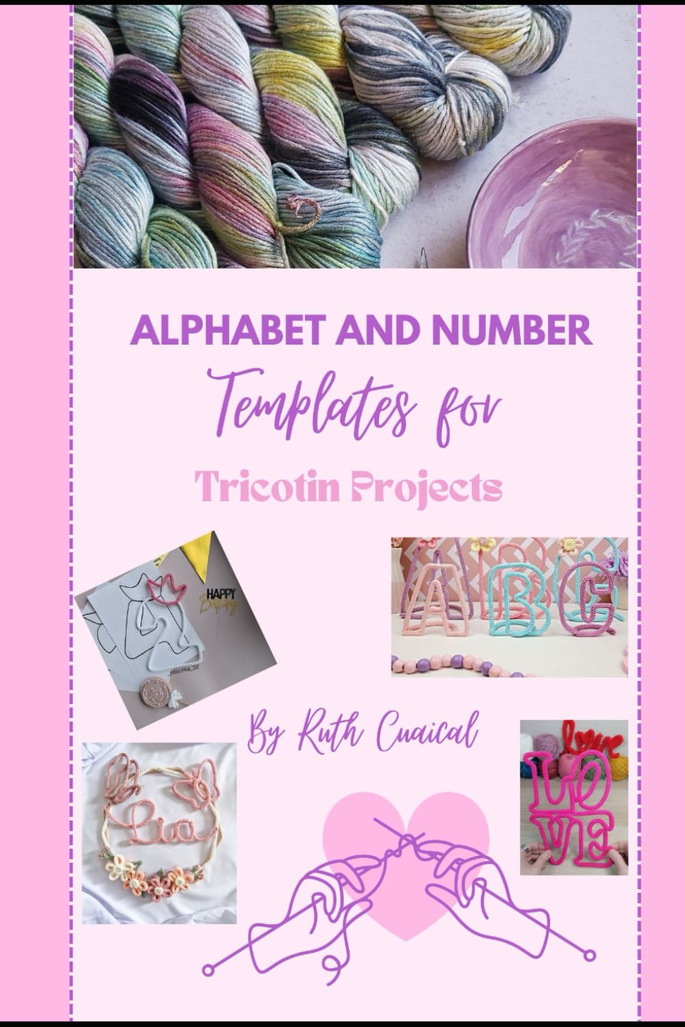 Letter and Number Template Guide for Tricotin – A–Z and 0–9 Patterns for Knitted Cord Crafts | Printable Tricotin Letters