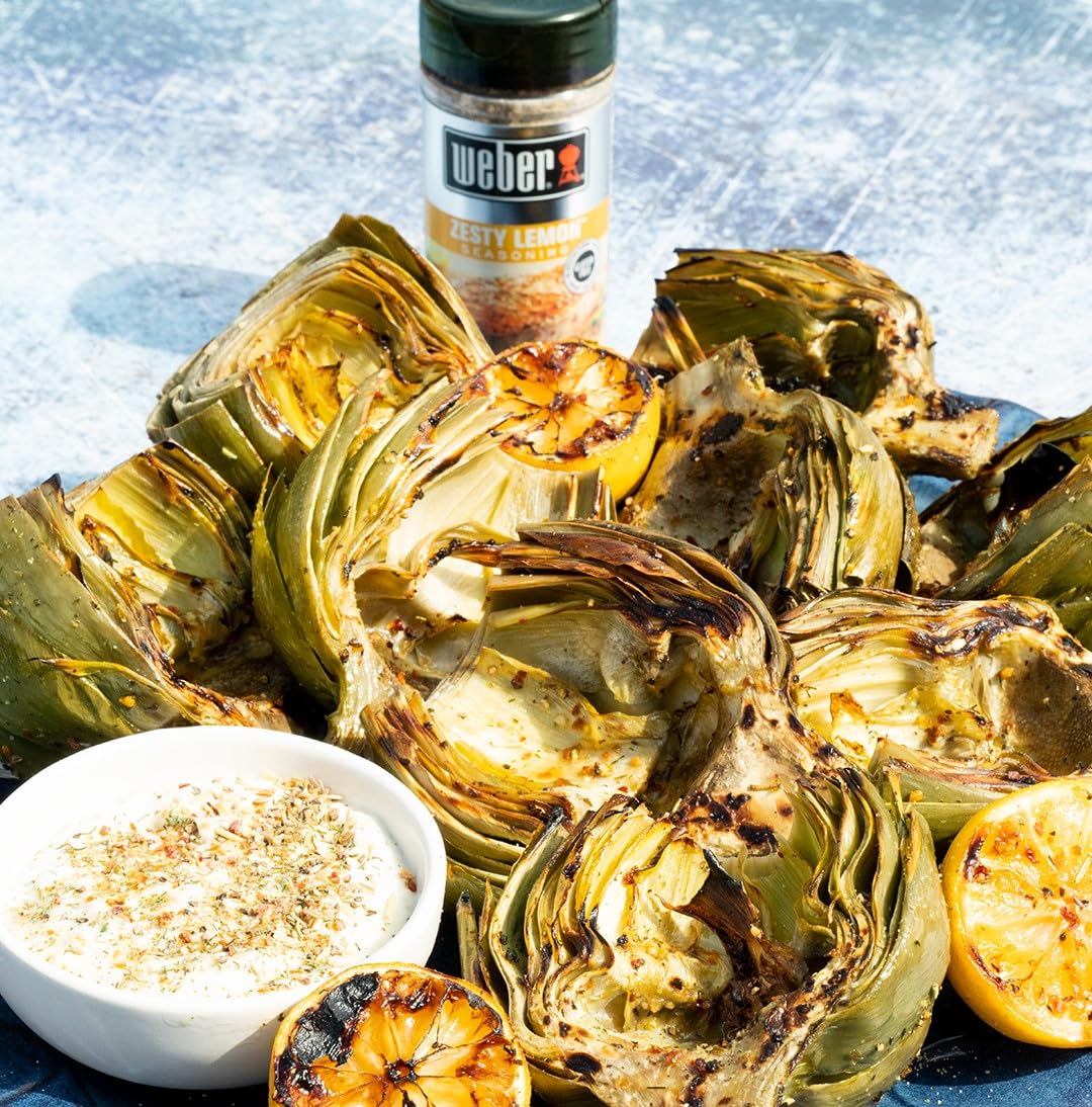 Weber Zesty Lemon Seasoning, 5 oz (Pack of 6)