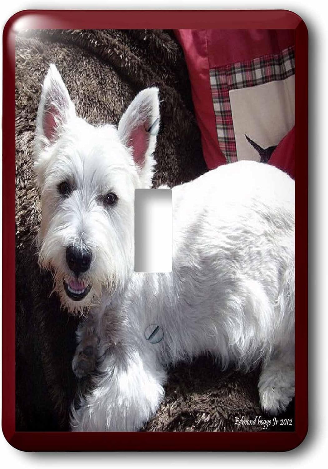 3dRose lsp_39514_1 West Highland White Terrier Light Switch Cover
