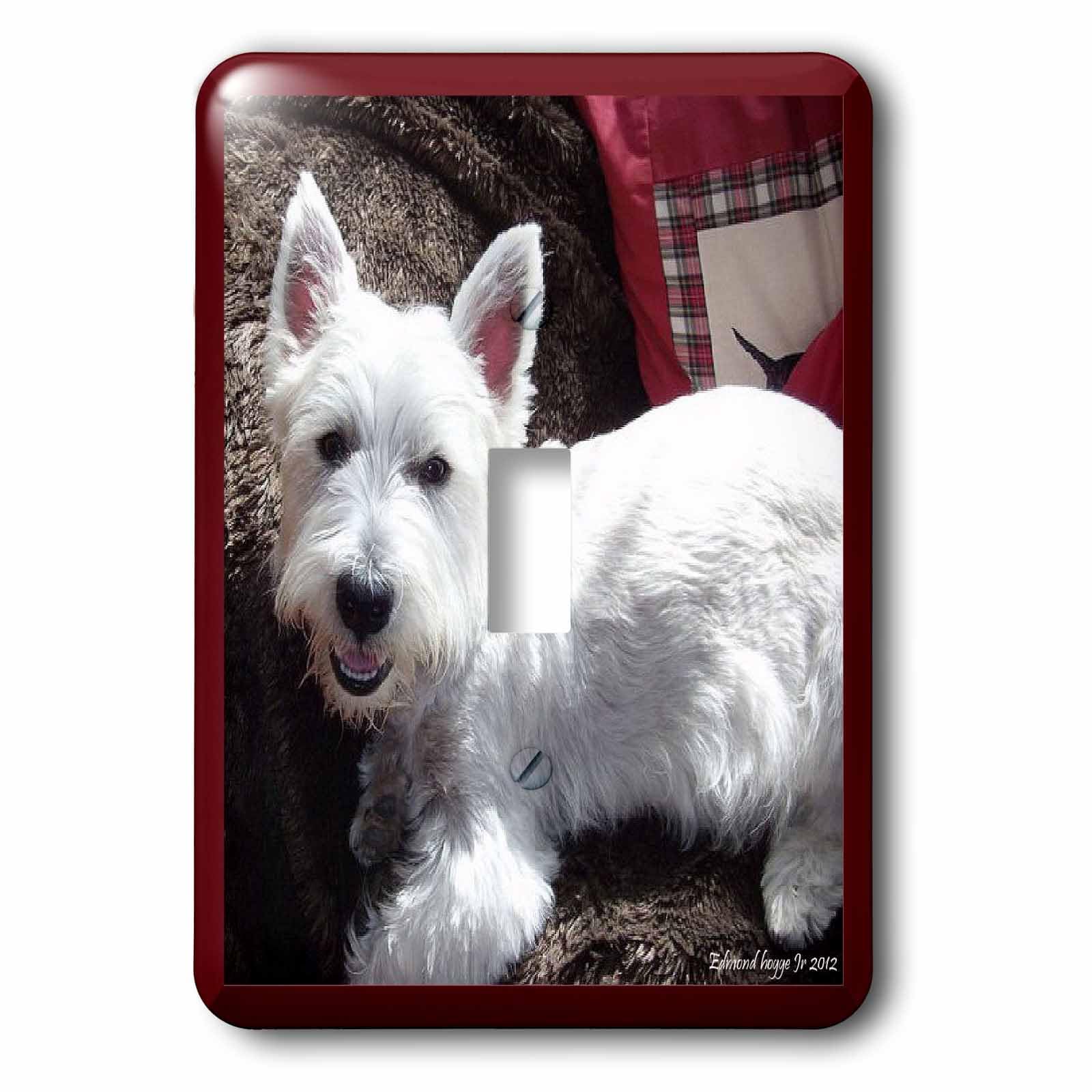 Interrupteur West Highland Terrier blanc 3dRose lsp_39514_1 pour personnaliser votre salon