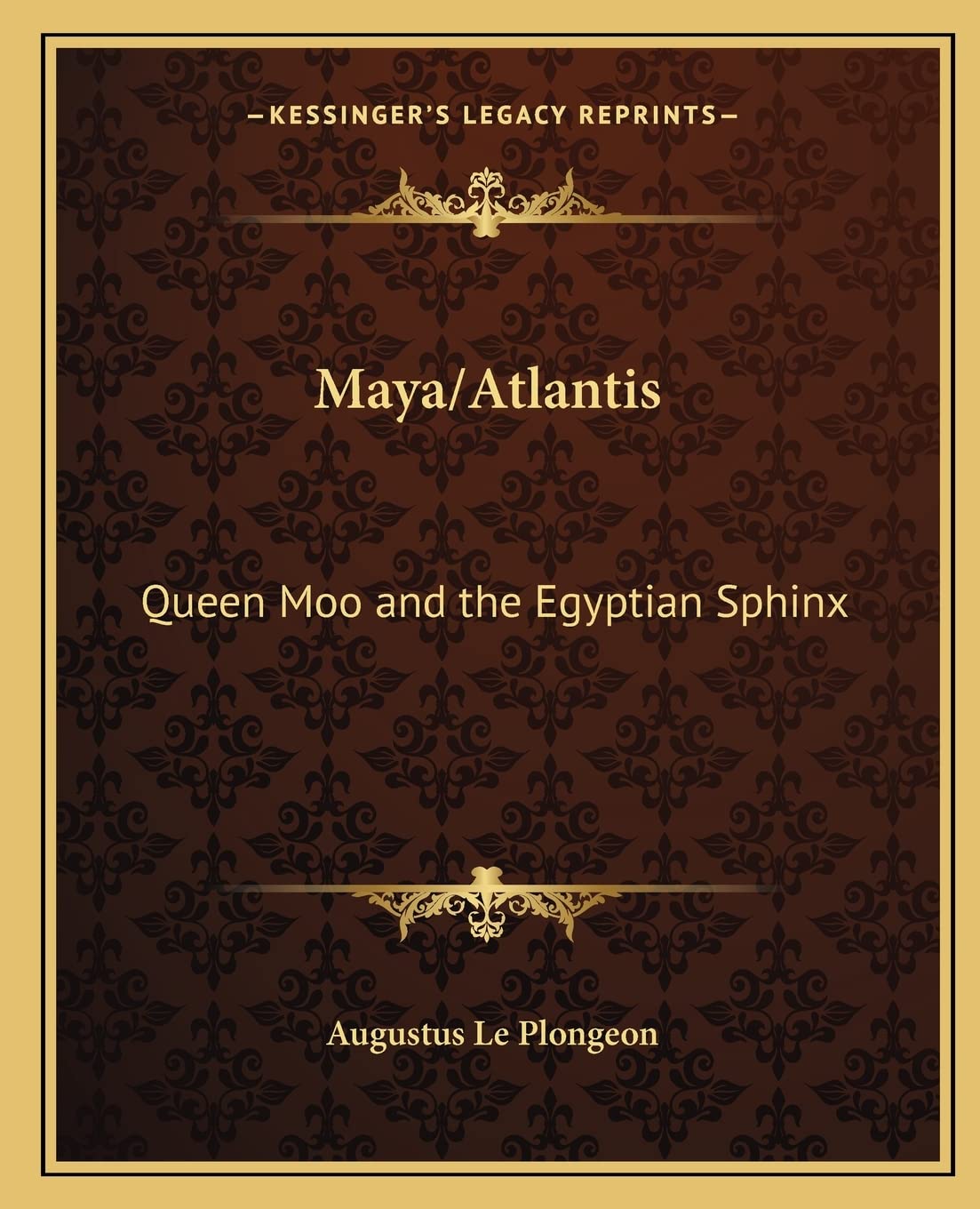 Maya/Atlantis: Queen Moo and the Egyptian Sphinx