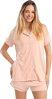 CARINA Womens Color Piping Poplin Pyjama Set Pajama Set (pack of 1)