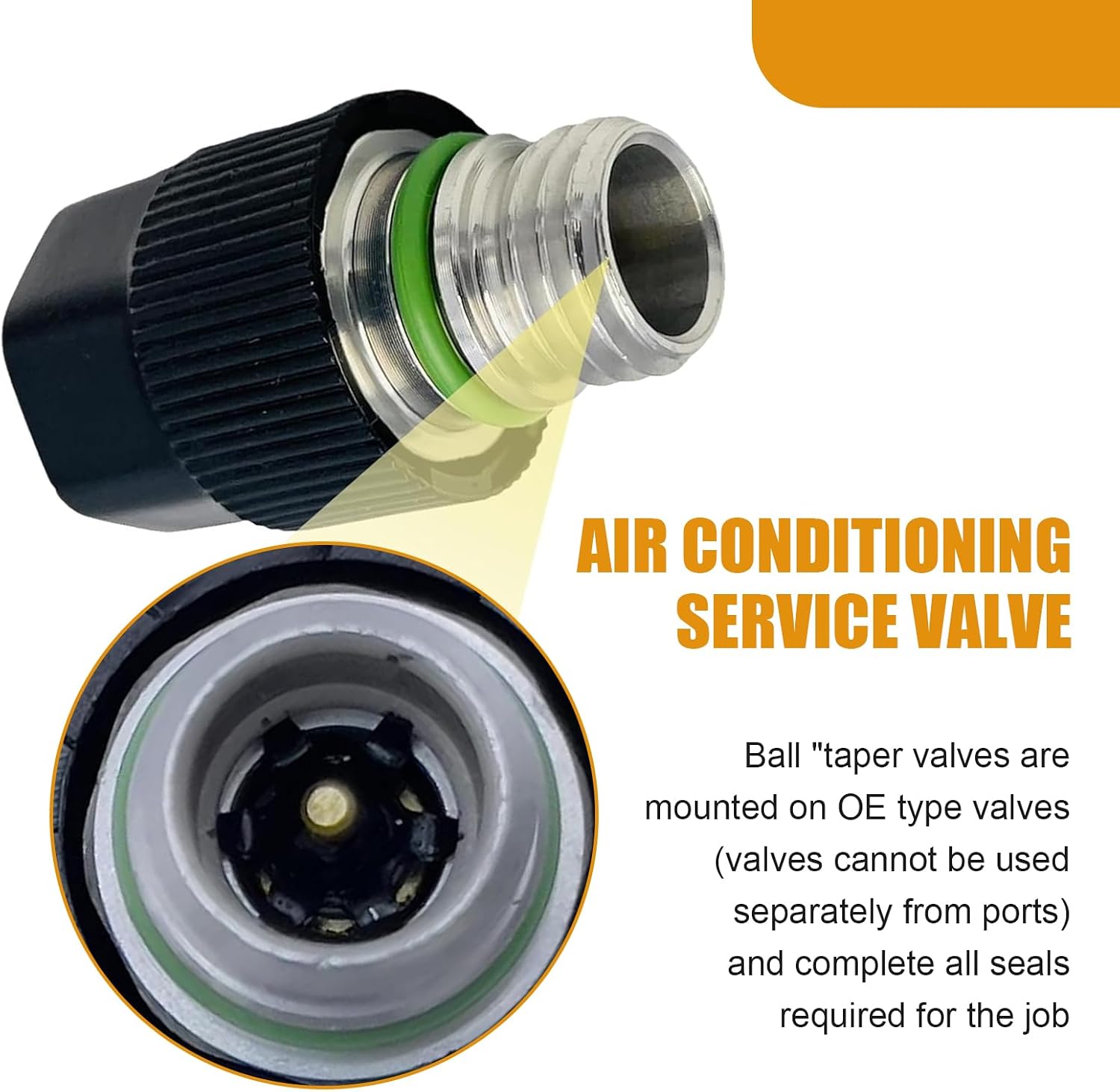 Downhill 16 PCS Air Condition Valve Core Kit, R134A A/C Ducts Pressure Caps and Service Valves, Universal AC System Charging Port Maintain Accessories, for Most Cars, Trucks, SUVs (Black)