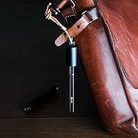 Vista 6 de Pluma estilográfica portátil de latón (punta F) STAT-20