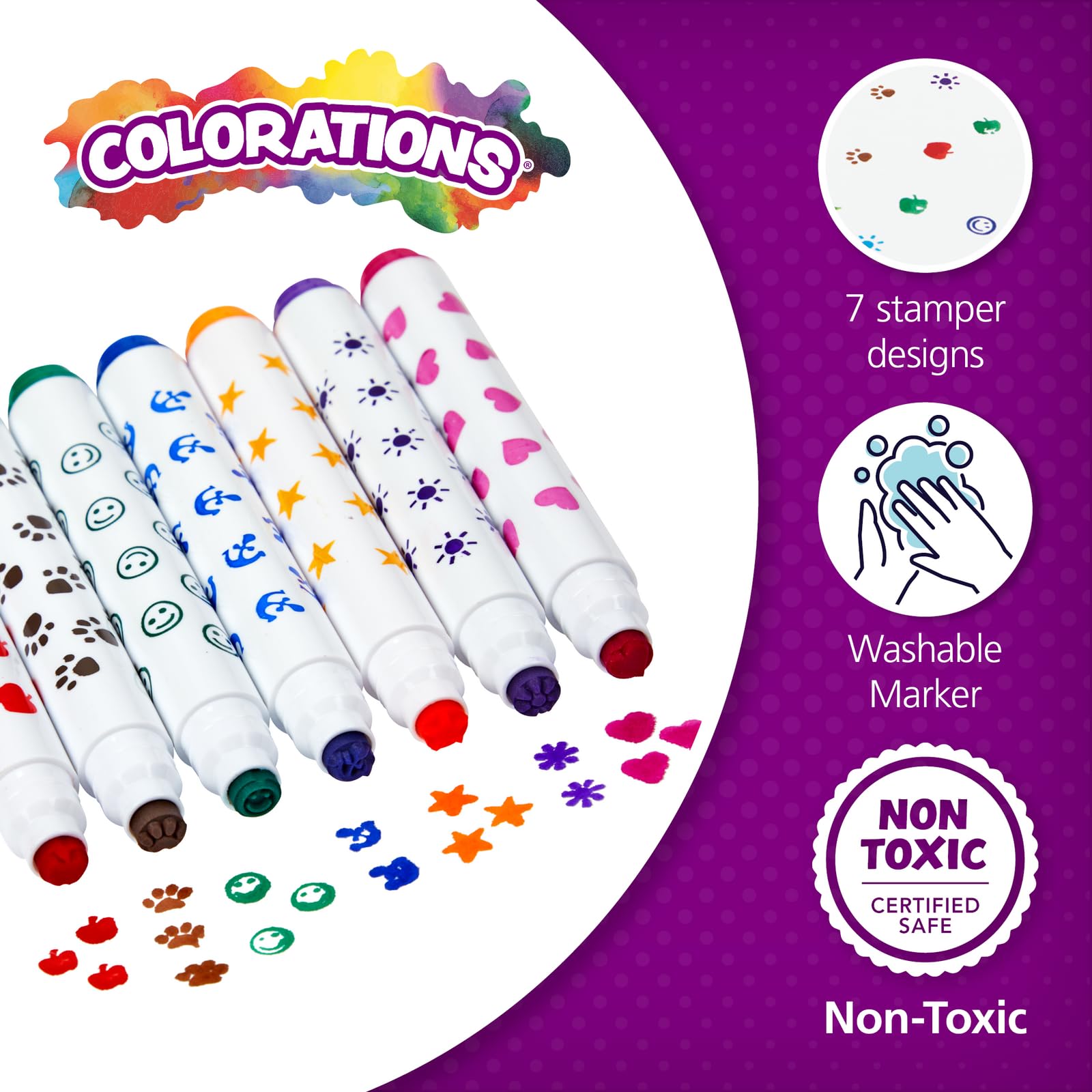 Colorations® Secchio per pennarelli lavabile - 44 pezzi