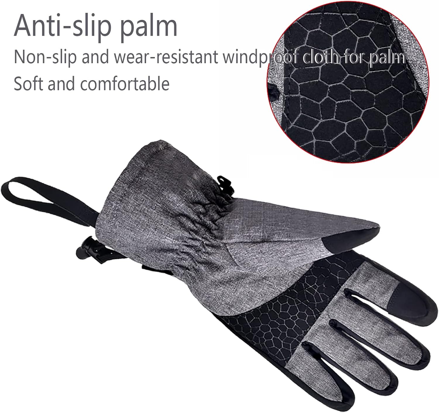 Warm Outdoor Ski Snow Gloves Winter Snowboarding Skating Gloves Cycling Gloves for Women and Men Work Golves