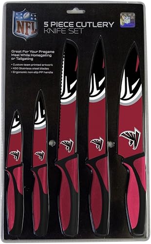 Miniatura 8 de The Sports Vault NFL Los Angeles Rams Juego de cuchillos de cocina, 5 piezas