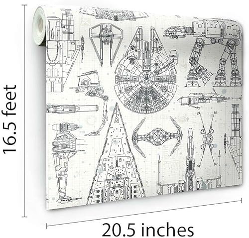 Miniatura 10 de Star Wars R2D2 - Papel tapiz geométrico