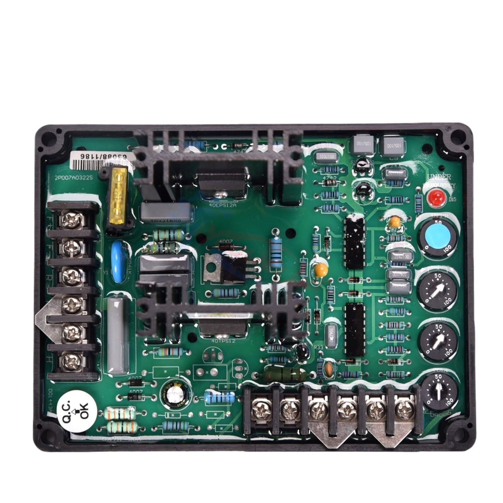 CSKWLLNBC 1pcs GAVR-20A SMD Diesel Generator AVR GAVR20A Automatic Voltage Regulator Genset Components(20B)