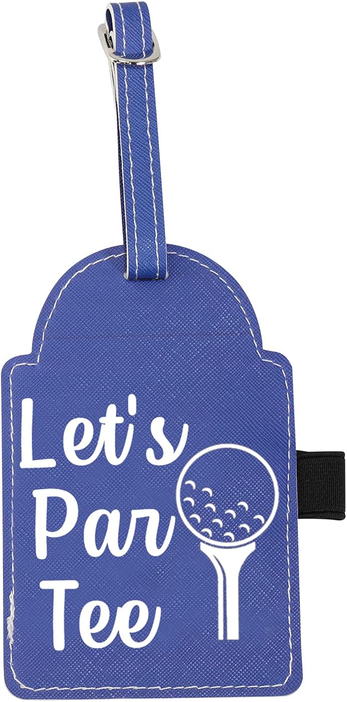 Golf Bag Tag Engraved Golf Gifts Let’s Par Tee Golf Bag Tags Tee Holder