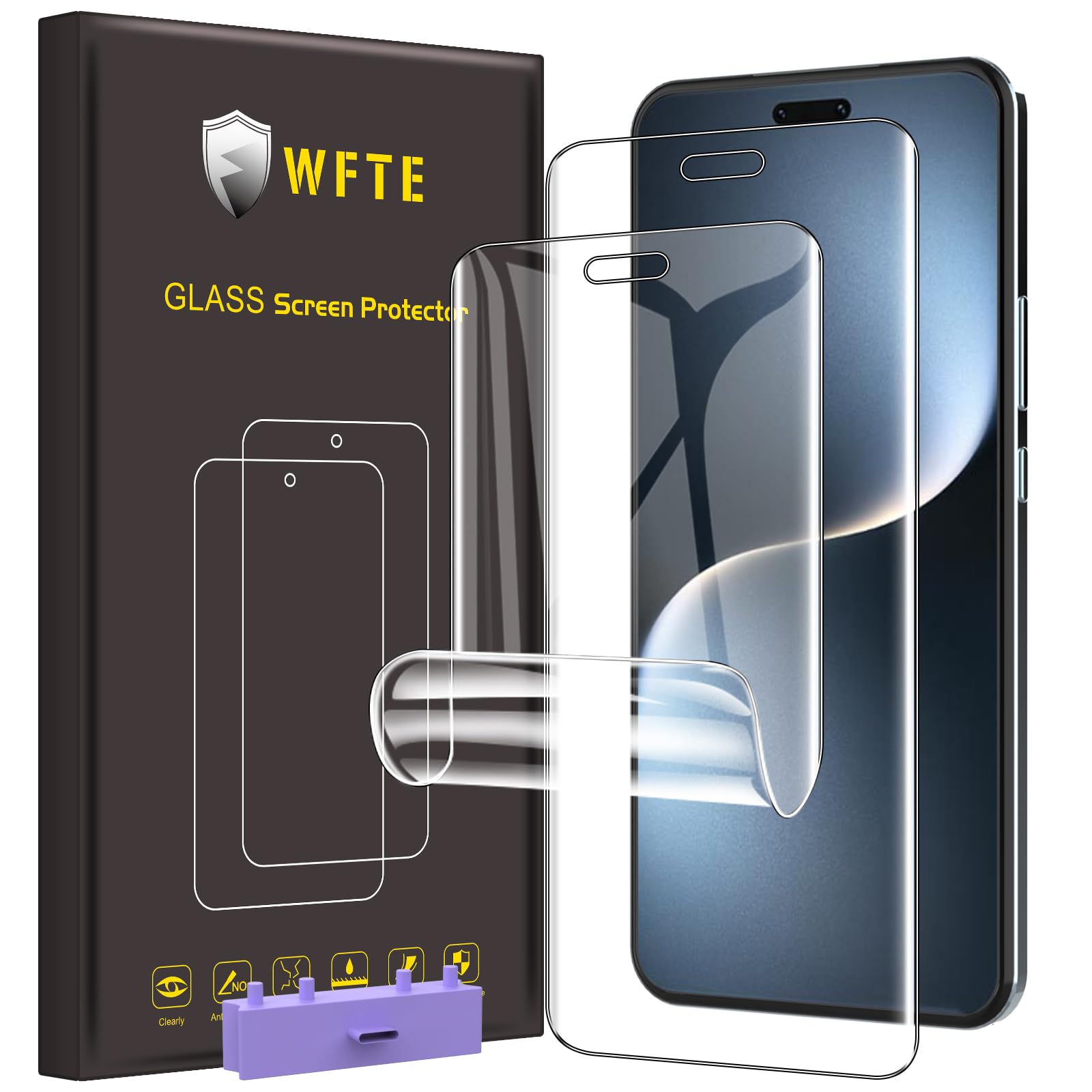 3x Pellicola per Huawei Honor 7C protettiva, rivestimento al 100%, Protezione