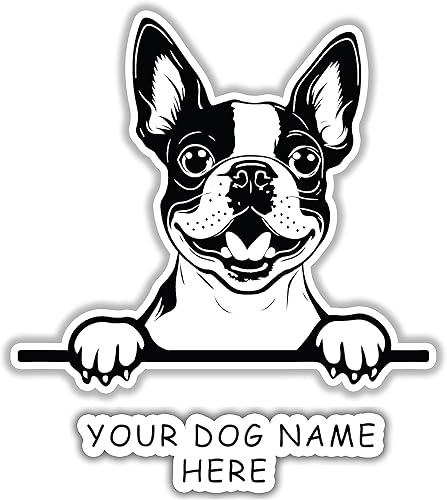 Miniatura 34 de Personaliza la calcomanía de mascota con el nombre de tu perro Calcomanías de mascotas dibujadas personalizadas para tu automóvil, camión, SUV