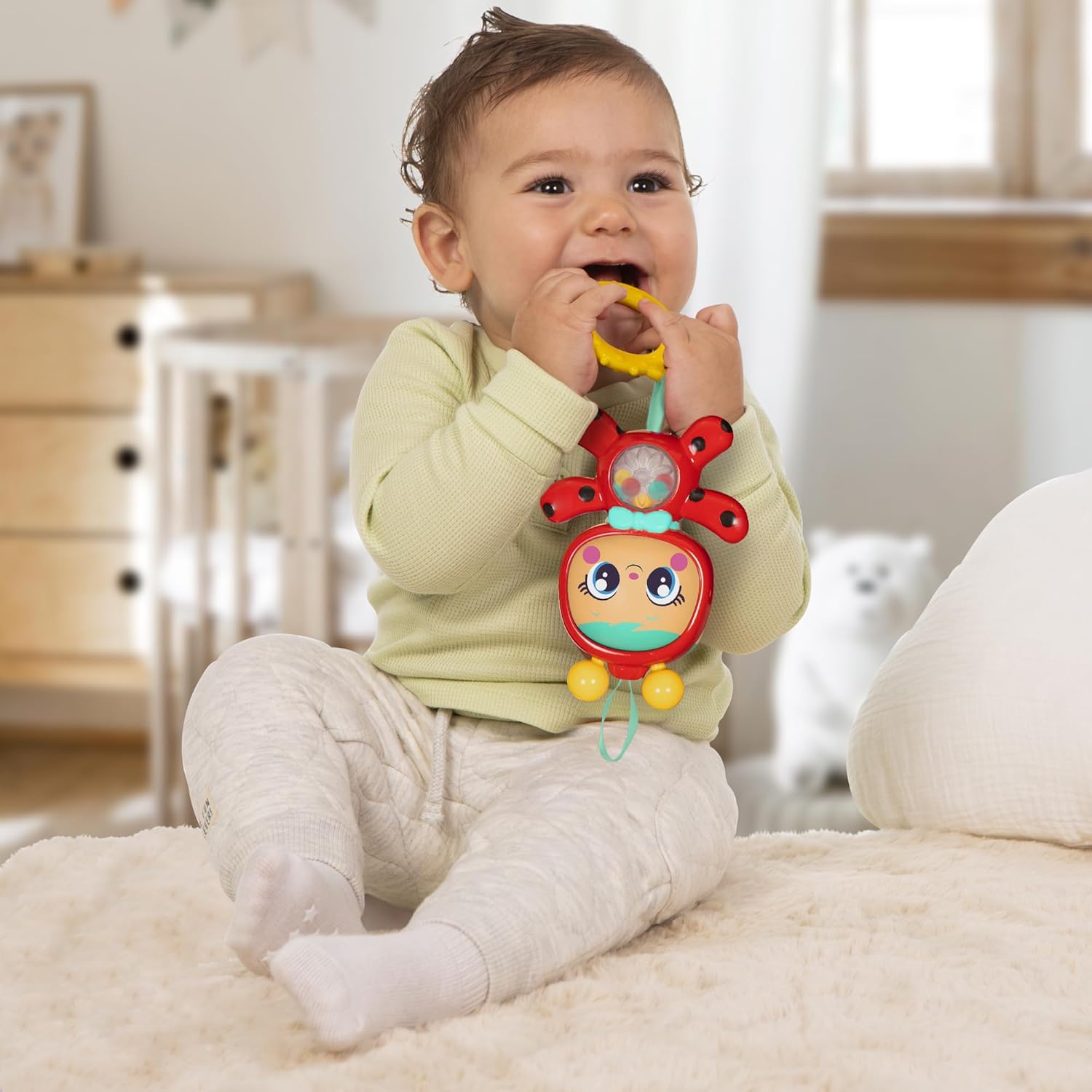 CRY BABIES My Little Cry Babies Lady's Rattle – Discover The Delicious Interactive Game Recommended Age: 3-24 Months. A Perfect Playmate for Early Childhood