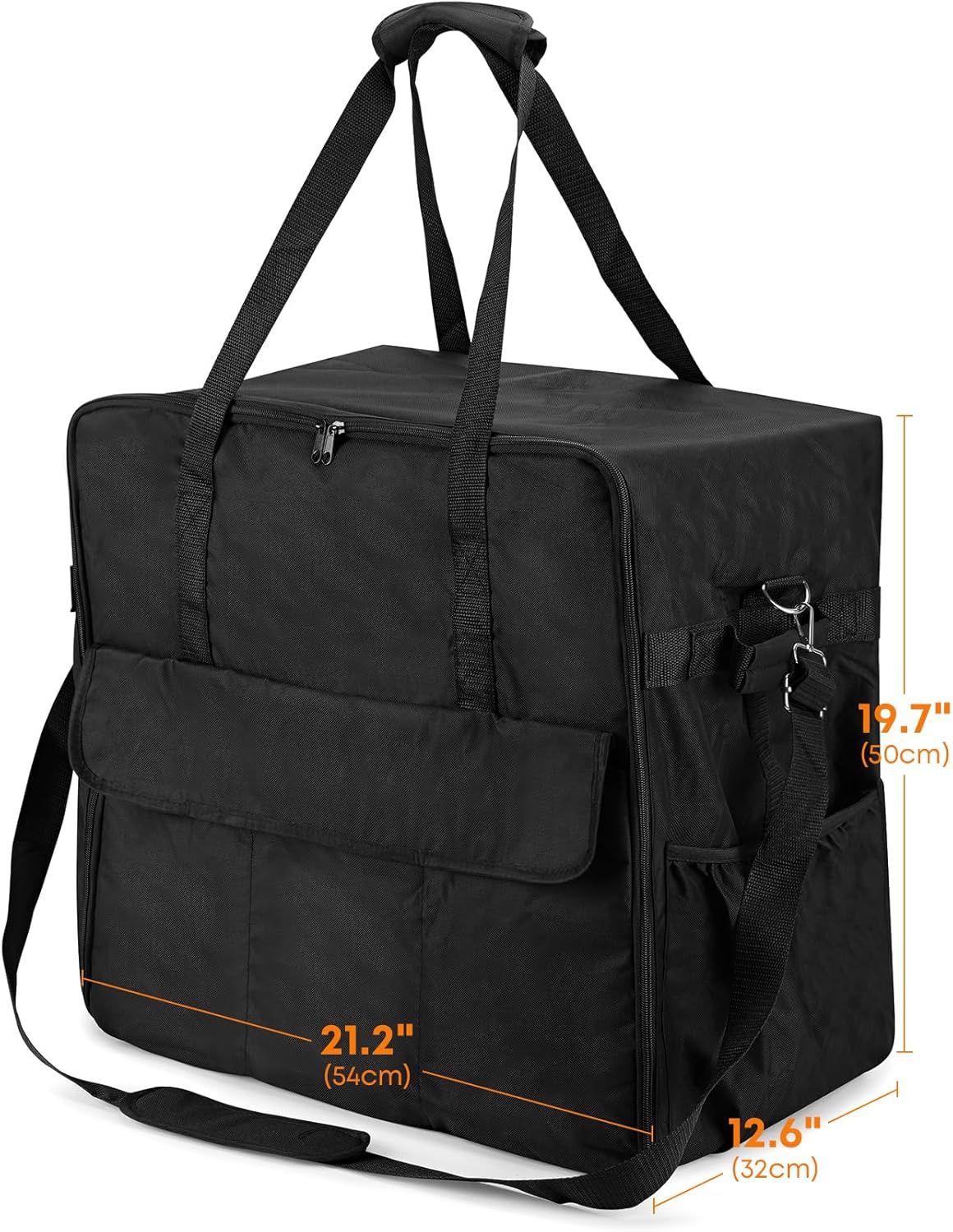 Stanbroil 17" Griddle Carry Bag for Blackstone 1817 Tabletop Griddle with Hood, 600D Polyester Water Resistant Outdoor Portable BBQ Grill Griddle Carry Bag