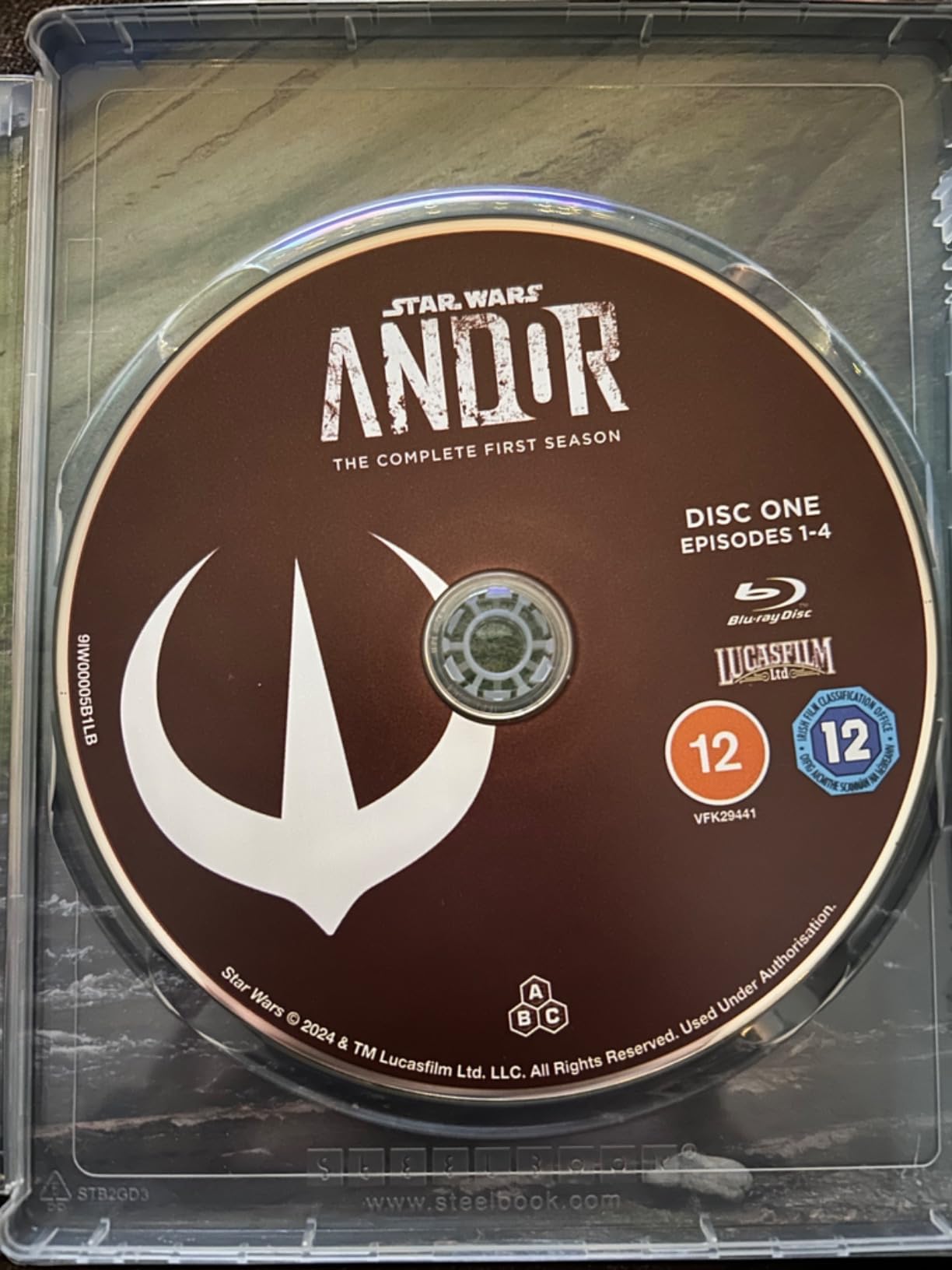 Star Wars Andor Steelbook 4K Ultra HD [Blu-ray] [Region Free]: Amazon ...