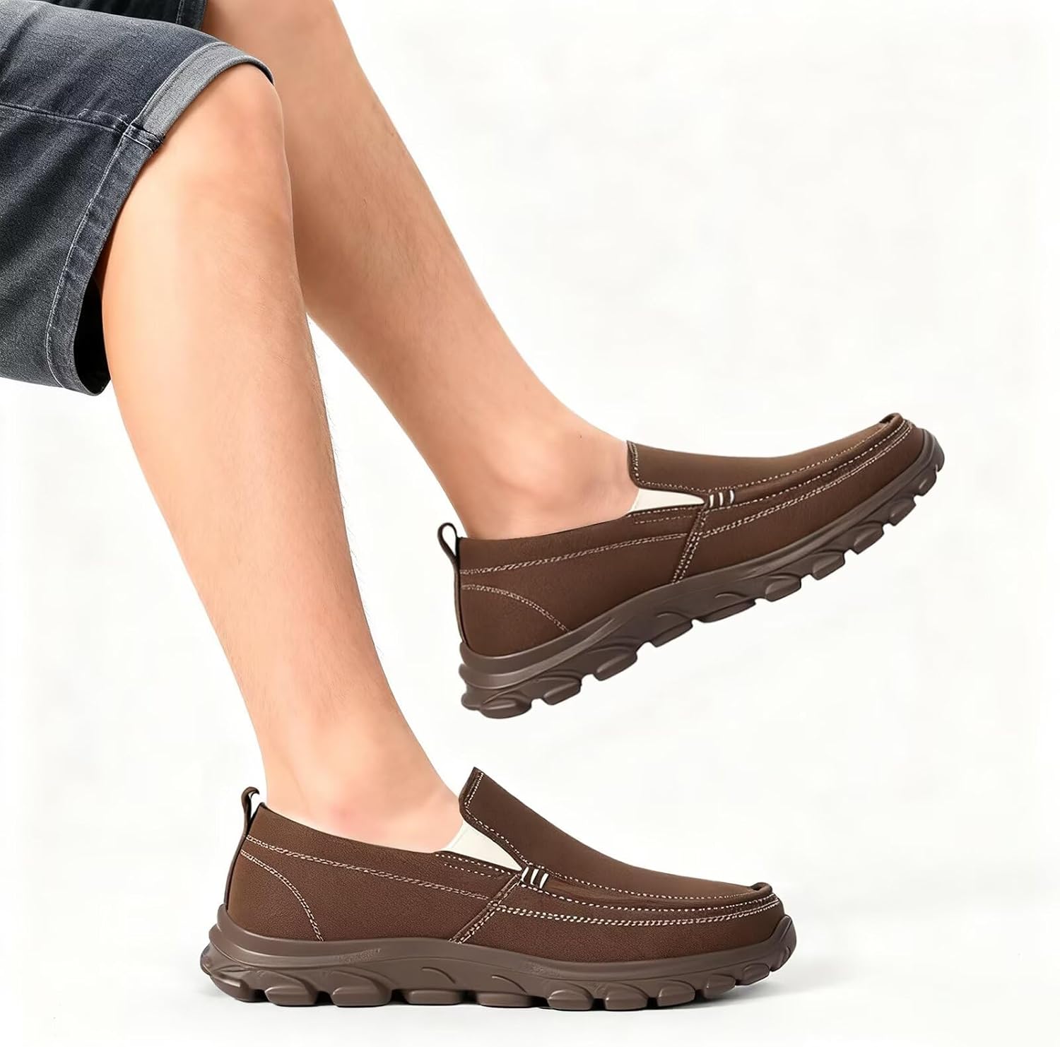 Cheval Men Casual Slip On Loafers, Mens Comfortable Moccasin Shoes for Walking and Driving, Soft Daily Sneaker, Mocasines para Hombre - Image 5