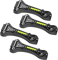 Vista 19 de 2 piezas para romper ventanas de automóvil, rompecristales, cortador de cinturón de seguridad, martillo de seguridad 2 en 1 para automóvil