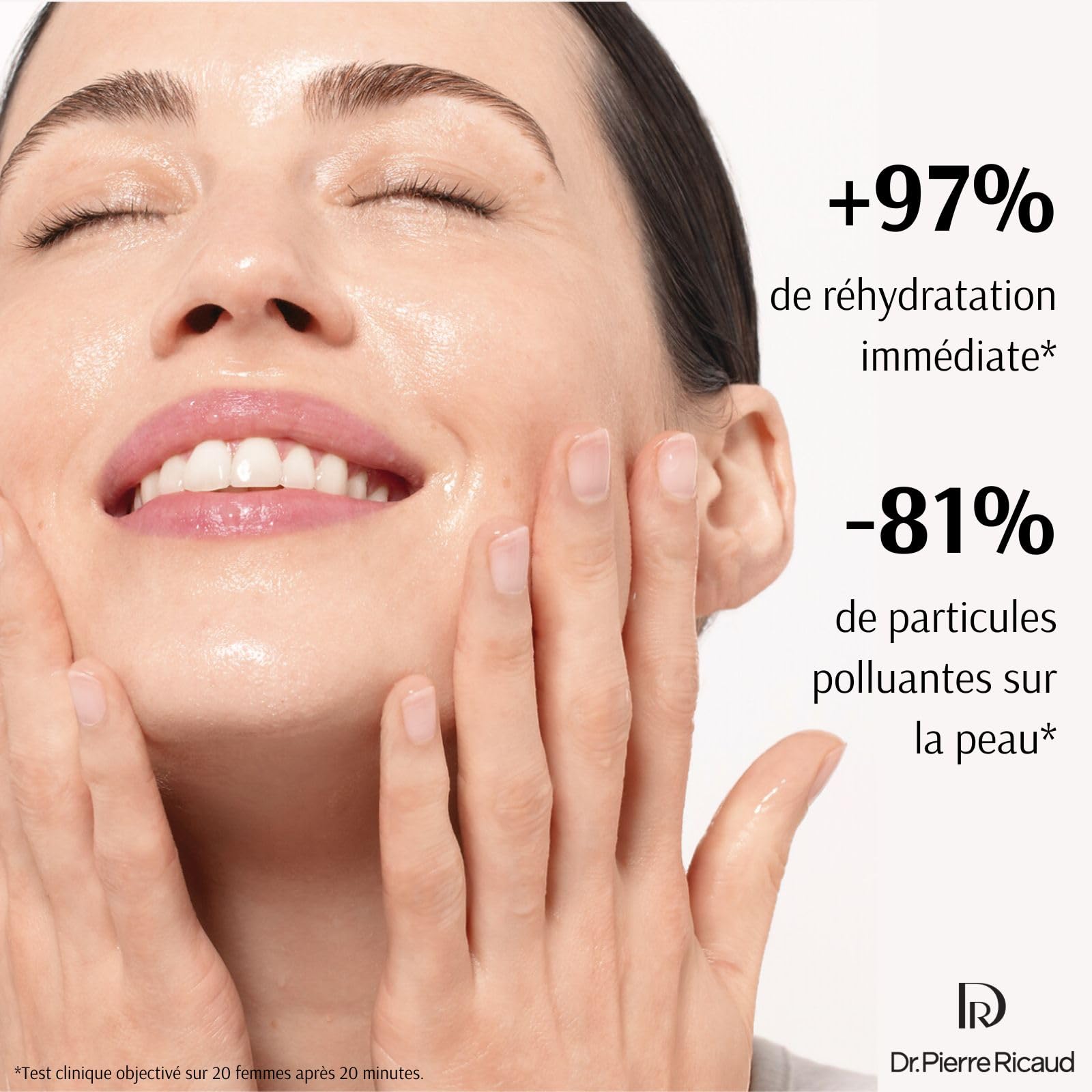 Dr Pierre Ricaud Sérum Réhydratant 24h Visage Anti-Pollution 30ml | Double la pénétration des actifs, Sodium PCA, Flavonoïdes de ciste bio, Hydratation cellulaire, Pour Femme