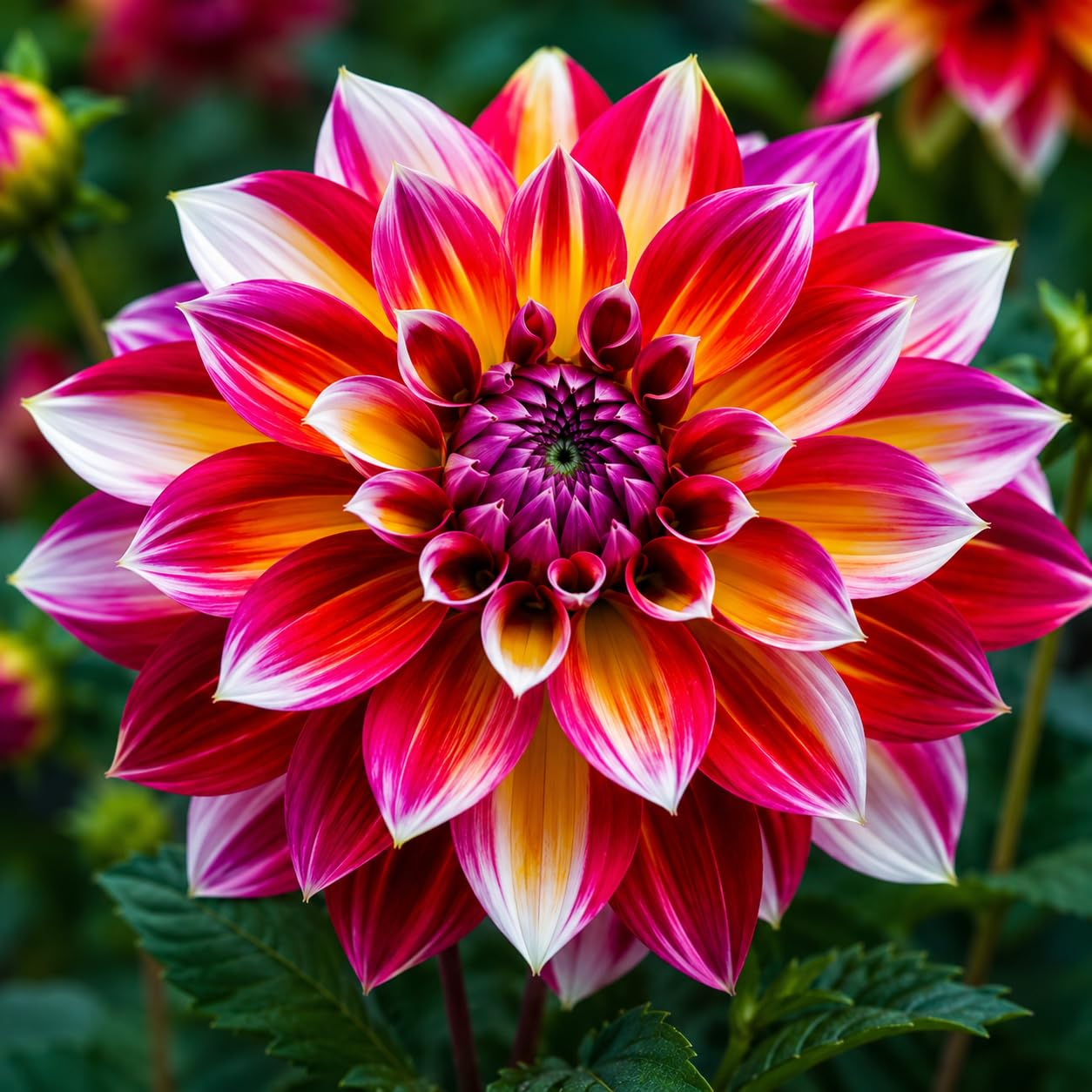 Ideale Dahlien, Seltene Dahlien, üBerraschend Wachsend, Lange BlüTezeit, Schattentolerante Premium, Gartendekoration, 10Dahlien-G