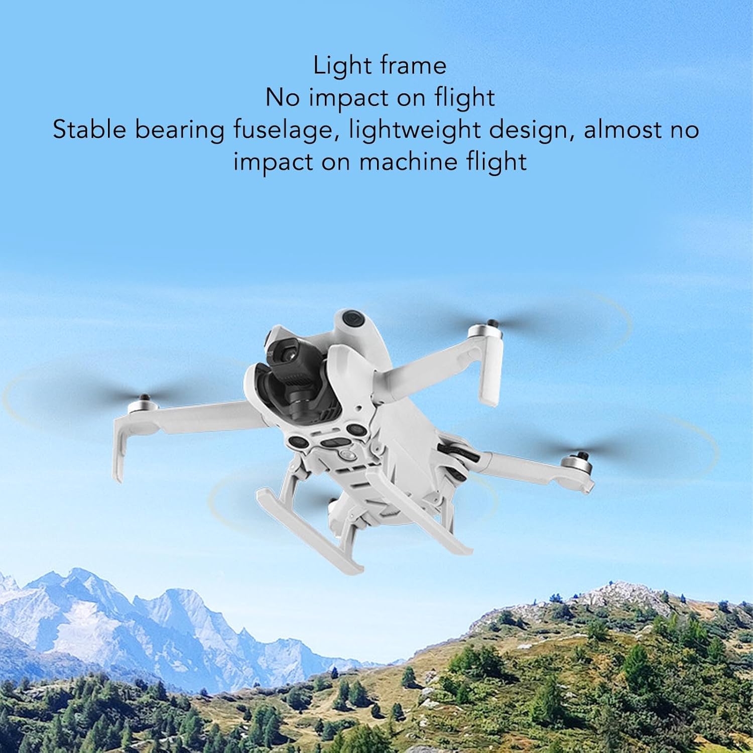 Drone Landing Gear Extensions, Professional Lightweight High Stability ABS Landing Gear Height Extender for MINI 4 PRO Drone Accessories