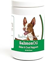 Vista 223 de Healthy Breeds Golden Retriever - Aceite de salmón masticable suave, 90