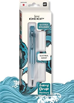 Serve Deep Klm & Grip & Silgi Yedekli Set 07mm Okyanus Mavisi