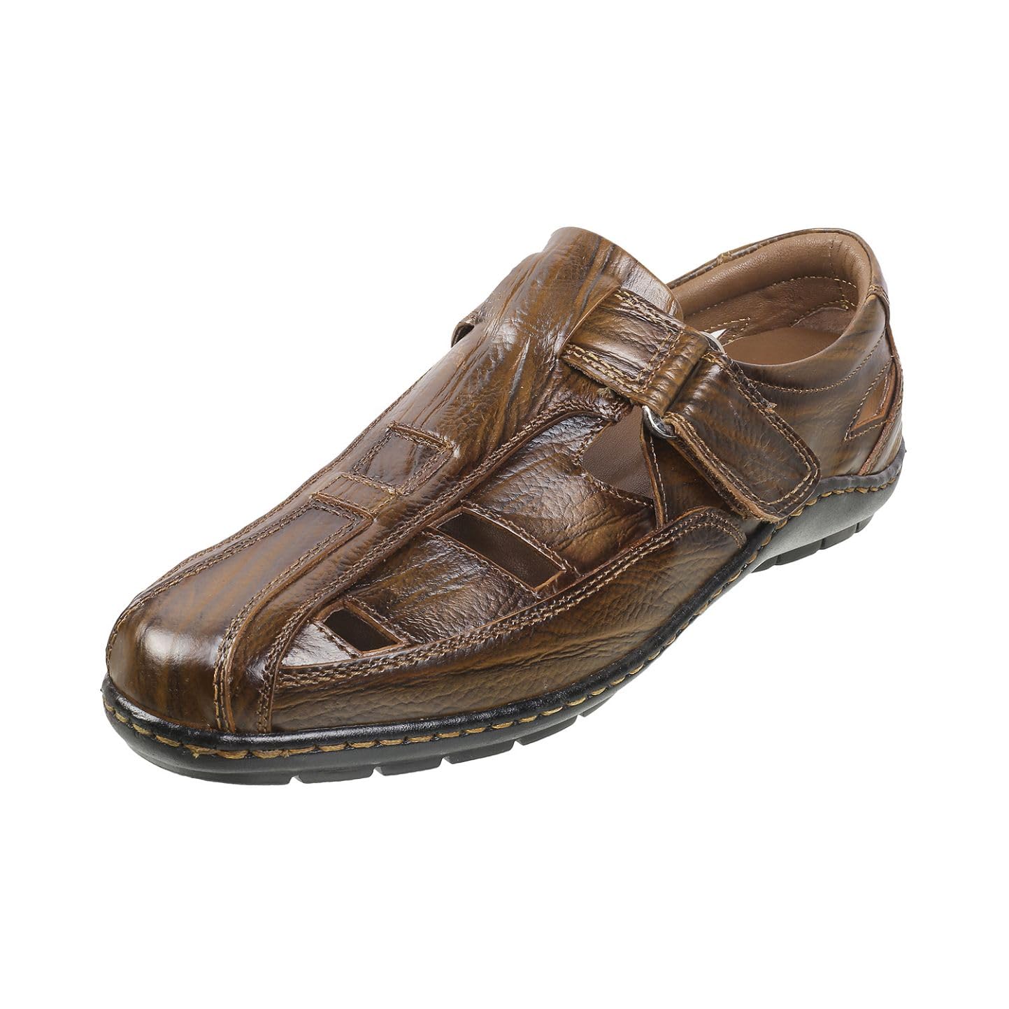 Mochi Men Tan Fishermen Leather Sandal UK/10 EU/44 (18-1517) (B0CPTF7MQY) Amazon Price History, Amazon Price Tracker