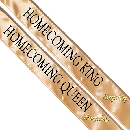 Homecoming King and Queen Sashes 