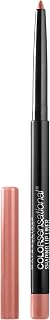 Maybelline Color Sensational Shaping Lip Liner Totally Toffee Nude - Self-Sharpening, Smudge-Proof Pencil for Defined Lips