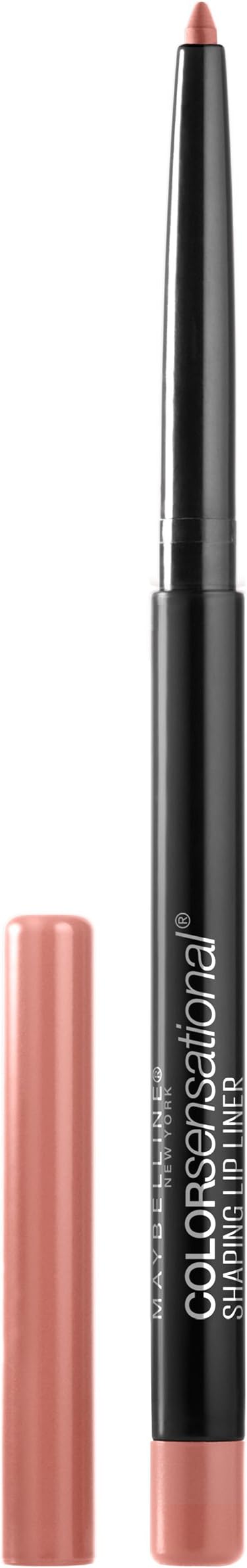 Color Sensational Shaping Lip Liner with Self-Sharpening Tip, Totally Toffee, Nude, 1 Count