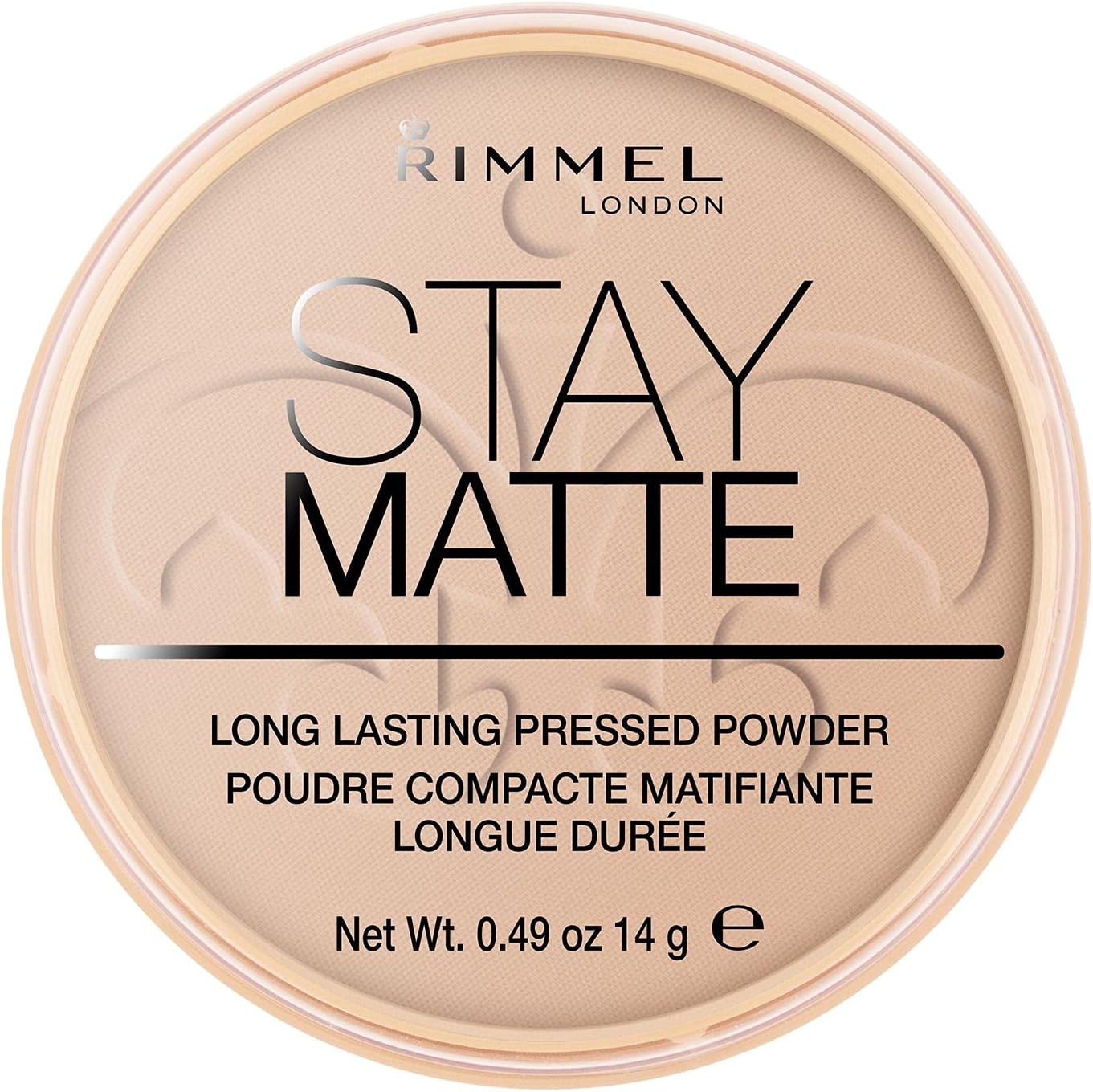 Rimmel Stay Matte Pressed Powder, Silky Beige, 14g, 14 g (Pack of 1)
