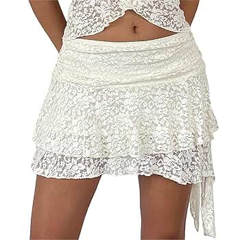 épine lace asymmetry frill skirt épine lace asymmetry frill skirt