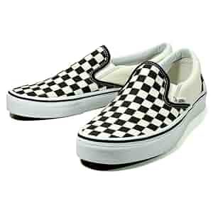 Amazon.co.jp: [バンズ] スリッポン US企画 チェッカー 白黒 US5