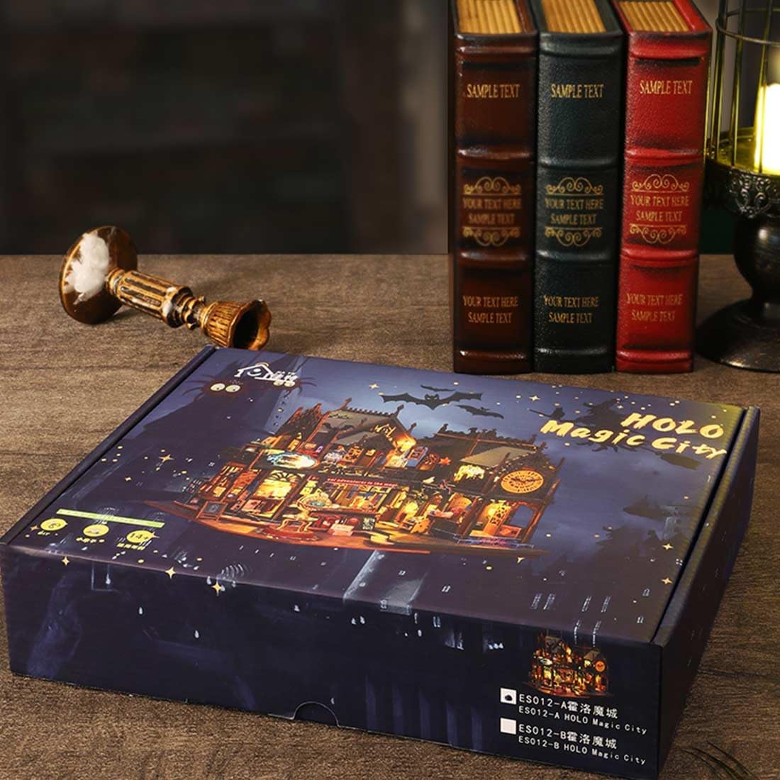3D Architecture Model Kit, Gothic Magic City, with Dust Cover