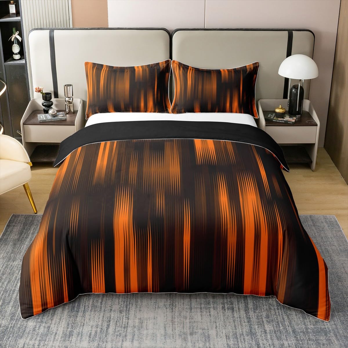 Housse de couette 100% coton ultra doux lit king size