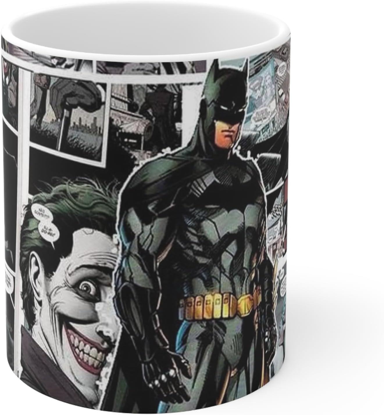 The Batman Coffee Mug: Unleash Your Inner Superhero with Every Sip Coffee Mug Coffee Mug for Girls Boys Brother Sister Microwave Safe White Ceramic Coffee Mug Pack of 1 Mug
