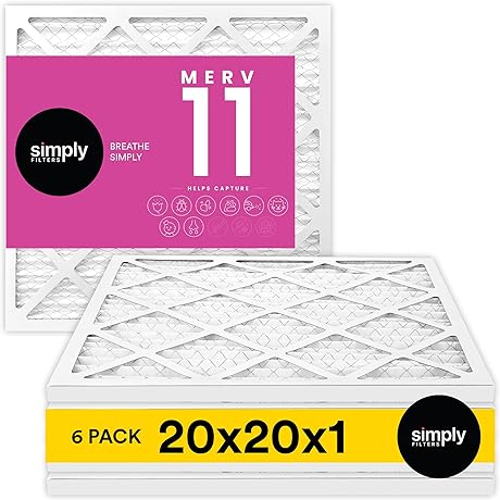 20x20x1 Air Filter 2 Pack: Breathe Healthier Air at Home