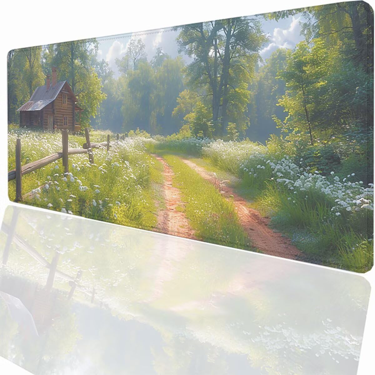 Podkładka pod mysz do gier, 1200 x 600 x 3 mm XXL Podkładka pod mysz do gier duża, antypoślizgowa wodoodporna rozszerzona długa podkładka pod mysz do klawiatury akcesoria biurowe dla gracza komputer