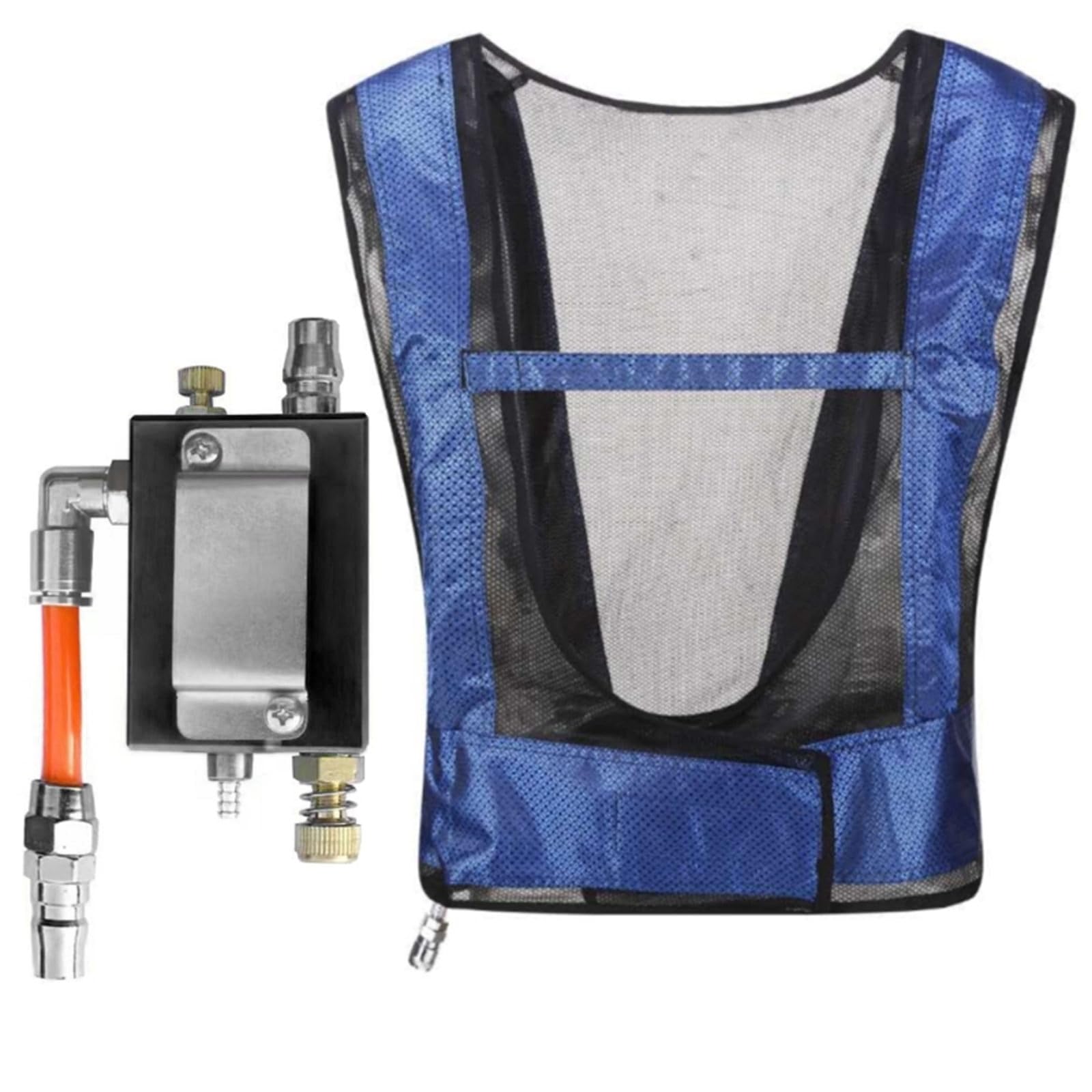 Gilet Gilet Refroidi À L'air Comprimé Pour Les Travailleurs L'usine Équipement Soulagement Contrainte Thermique Contrôle Température À Usage Industriel