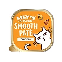 Lily’s Kitchen Vaschetta di paté naturale per gatti adulti, con pollo, ricetta senza cereali (19 x 85g vaschette)