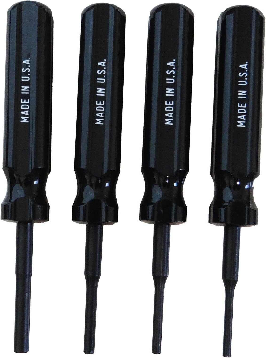 Squirrel Daddy 5" Large Handle Pro Series Hollow End Roll Pin Starter Punch Set Holds pins 1/16" to 1/8"