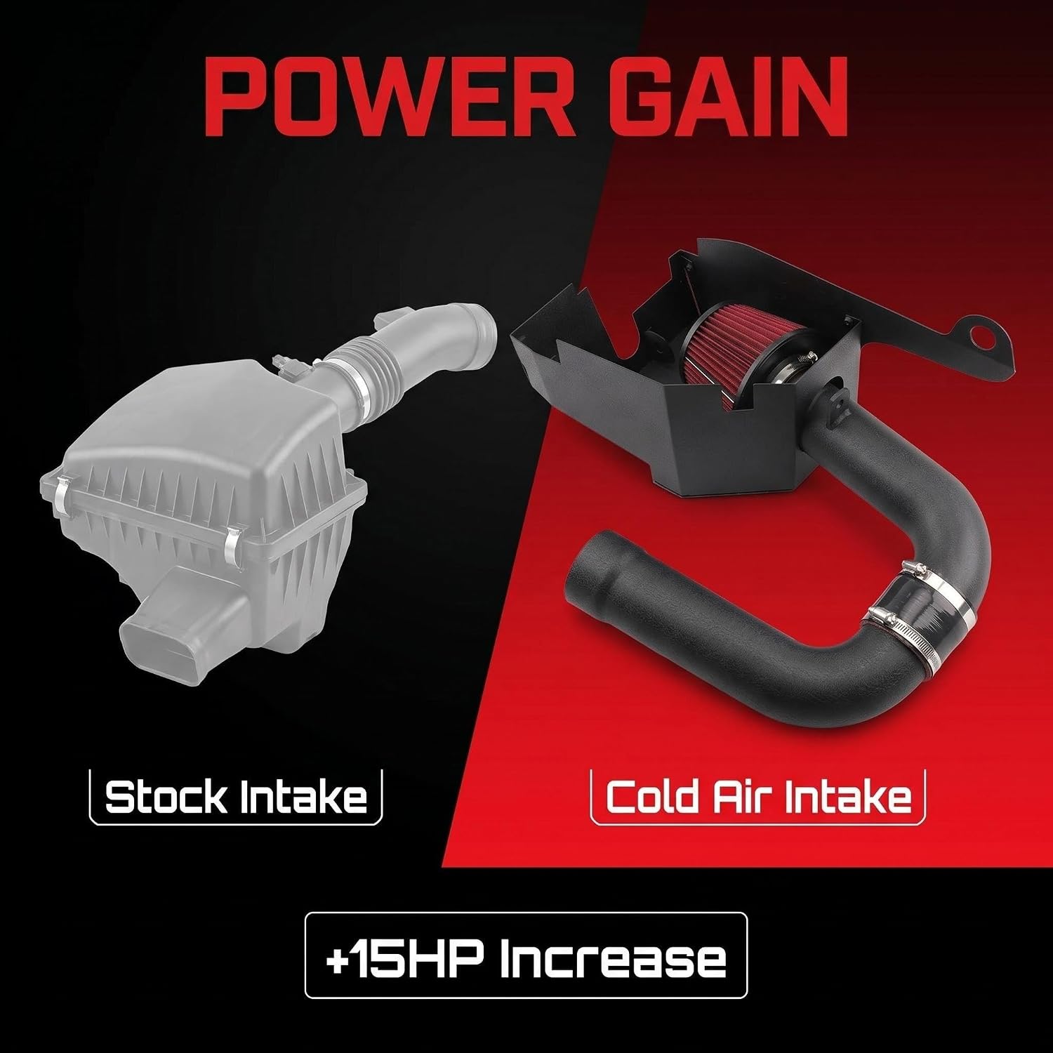 Cold Air Intake Fit for 2014–2016 F22 228i F32 420i 428i, 2012–2015 F30 320i 328i, N20 N26 2.0T,Increased Horsepower & Throttle Response