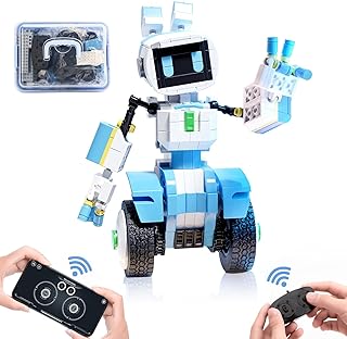 STEM Projects for Kids Ages 8-12,Remote & APP Controlled Robot Building Toys Stocking Stuffers for Kids,Gifts for Teens Boys Girls Age 7 9 10 11 13 14 (410 Pieces)