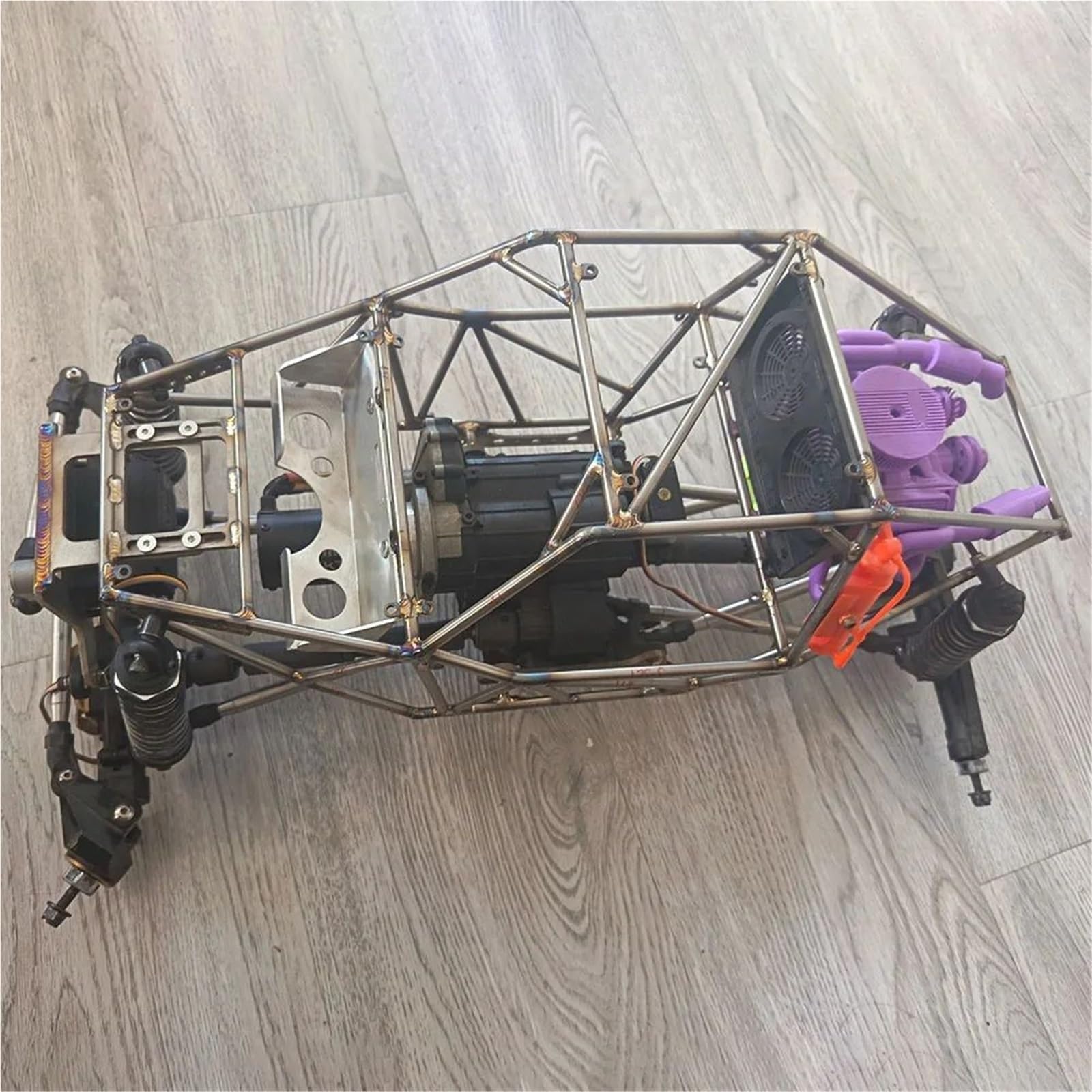 Telaio Del Tubo In Lega Titanio Per AXIAL Per SCX6 1/6 RC Telecomando Elettrico 4WD Off-Road Parti Aggiornamento Accessori RC Componenti