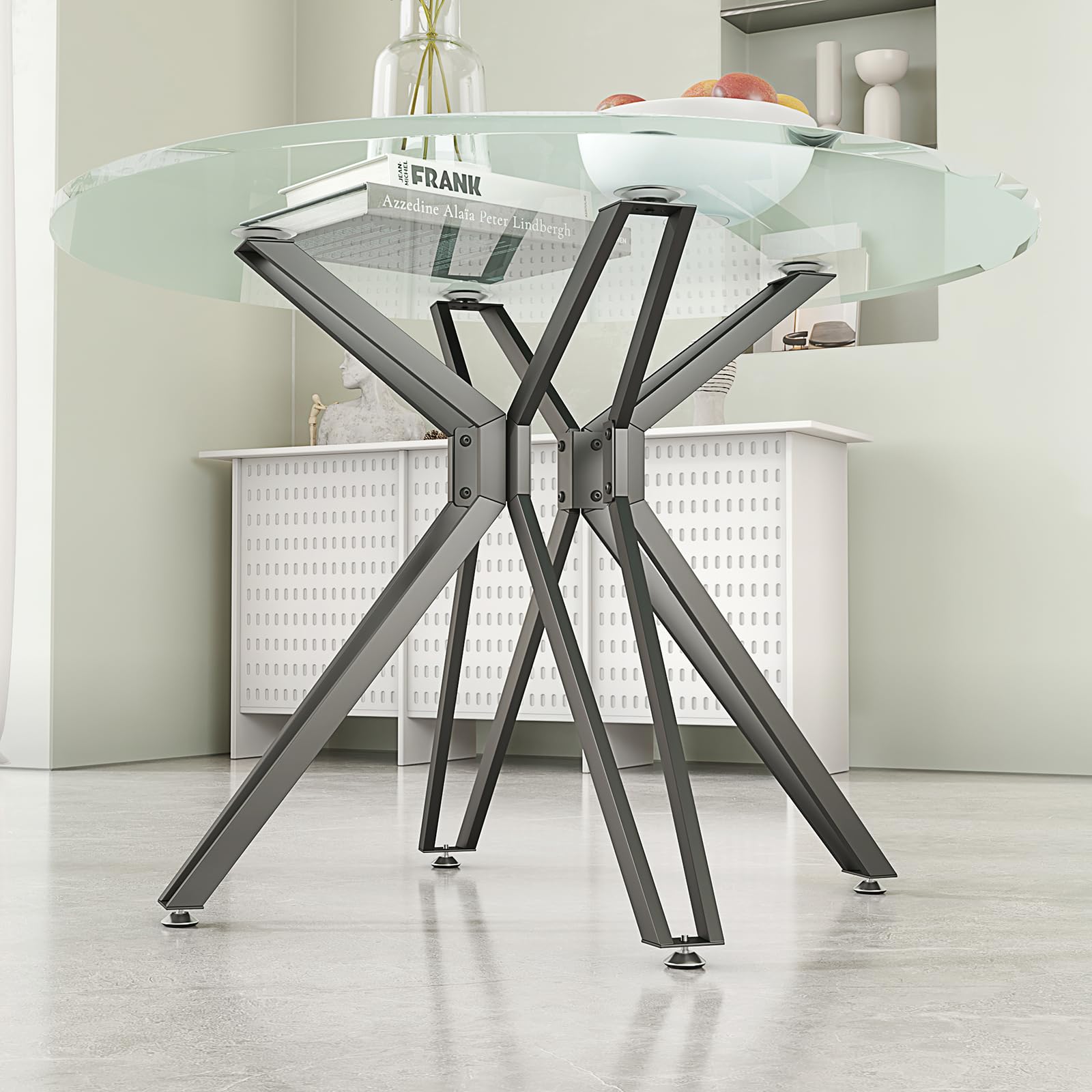 Amazon.com: LBSLMJB 28" Metal Table Legs Round Table Base Only Modern ...